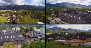 Drone video of GERARD roofs at the feet of the Polish Tatra Mountains in Zakopane